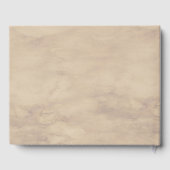 Elegante Grüne Orthodoxe Christliche Beerdigung Gästebuch (Rückseite)