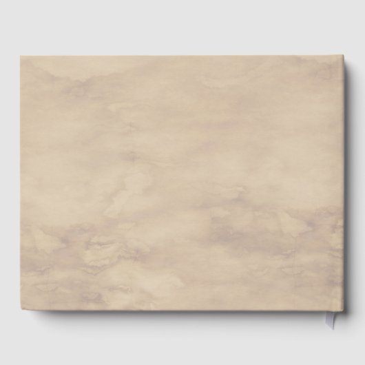 Elegante Grüne Orthodoxe Christliche Beerdigung Gästebuch (Rückseite)