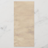 Elegante Grüne Orthodoxe Christliche Beerdigung Menükarte (Rückseite)