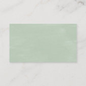 Elegante Grüne, Schwarzes Script, UAWG Response Begleitkarte (Rückseite)