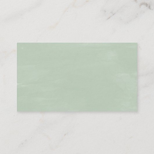 Elegante Grüne, Schwarzes Script, UAWG Response Begleitkarte (Rückseite)