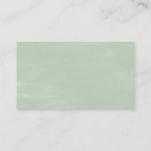 Elegante Grüne, Schwarzes Script, UAWG Response Begleitkarte (Rückseite)