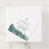 Elegante Grüne Taufe Geschenkanhänger (Beispiel)