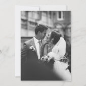 ELEGANTE, grüne und GOLDFLÄCHE Einladung (Rückseite)