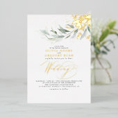 Elegante Grüne Weinroute Mendrisiotto Folieneinladung (Stehend vorne)