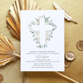 Elegante Grünpflanzen Blütenblättrige Botanische K Einladung