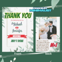 Elegante Grünpflanzen Minimalistisches Foto Hochze