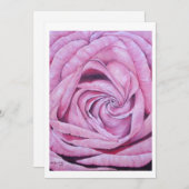 Elegante Grußkarte Dankeskarte (Vorne/Hinten)