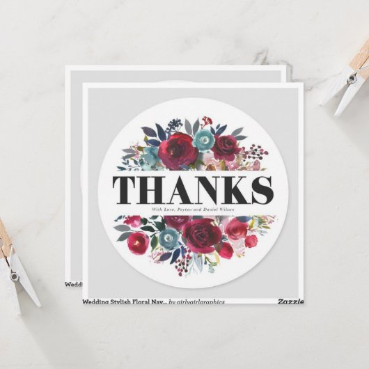 "Elegante Grußkarten für jeden Anlass" Karte (Vorderseite/Rückseite Beispiel)