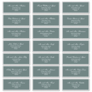 Elegante Guest Address Labels