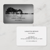 Elegante Guitar Lake Shadow Landschaft Liebe Visitenkarte (Vorne/Hinten)