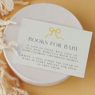 Elegante Gummihandbücher für Babydusche Begleitkarte