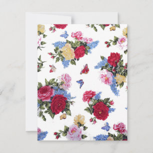 Elegante, gurt Vintage Rose Blütenschmetterlinge