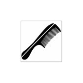 Elegante Haar Comb Friseur Personal Stationery Gummistempel (Prägung)