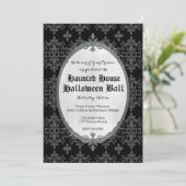 Elegante Halloween-Einladung Einladung (Stehend Vorderseite)