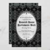 Elegante Halloween-Einladung Einladung (Vorne/Hinten)