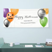 Elegante Halloween-Party  Banner (Messe)