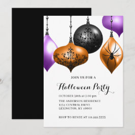 Elegante Halloween-Party  Einladung