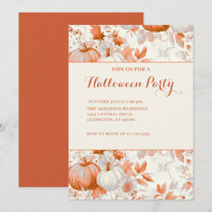 Elegante Halloween-Party Einladung