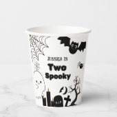 Elegante Halloween-Party Pappbecher (Vorderseite)