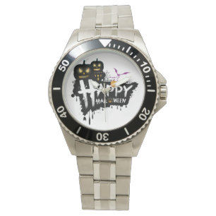 Elegante Halloween Stainless Steel Bracelet Watch Armbanduhr