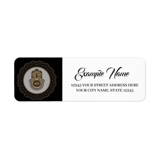 Elegante Hamsa Hand (Vorne)