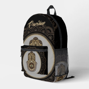 Elegante Hamsa Hand, Bedruckter Rucksack