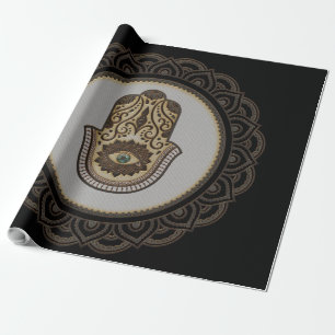 Elegante Hamsa Hand, Geschenkpapier