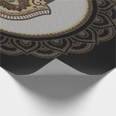 Elegante Hamsa Hand, Geschenkpapier (Ecke)