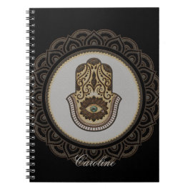 Elegante Hamsa Hand Notizblock