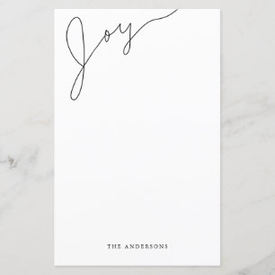 Elegante Hand Letted Script Weihnachtsgeschichten