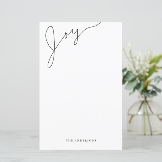 Elegante Hand Letted Script Weihnachtsgeschichten (Stehend Vorderseite)