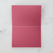 Elegante Hand Script Vielen Dank Text Template Tre Dankeskarte (Innenseite)