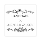 Elegante Handarbeit Personalisierte Briefmarke der Gummistempel (Prägung)