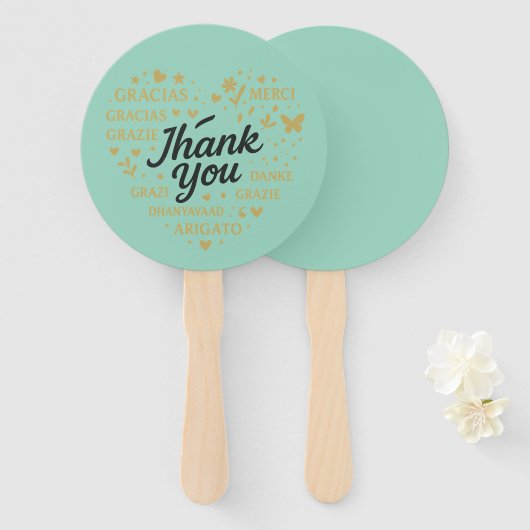 Elegante Handfans - Stilvolle und praktische Gesch Fächer (Vorne und Hinten)