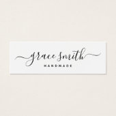 Elegante handgefertigte Kleidungsmarke (Vorderseite)