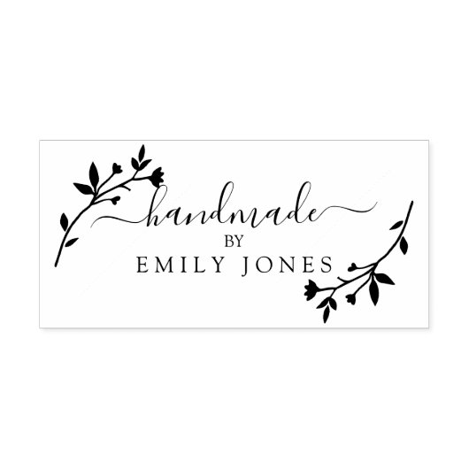 Elegante handgefertigte Rustikalkautschuk-Briefmar Gummistempel (Prägung)