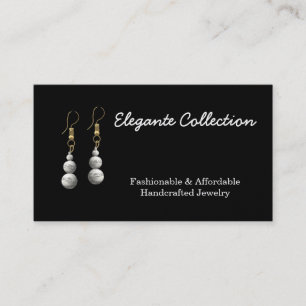 elegante, handgefertigte Schmuckhersteller Busines Visitenkarte