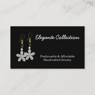 elegante, handgefertigte Schmuckhersteller Busines Visitenkarte