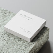 Elegante handgeschriebene Hochzeit Napkins Serviette