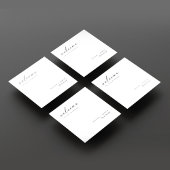 Elegante handgeschriebene Hochzeit Napkins Serviette