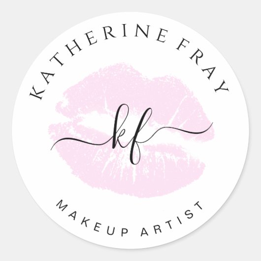 Elegante handgeschriebene Skriptkalligraphie - Ros Runder Aufkleber (Vorderseite)