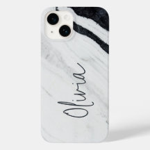 Elegante handgeschriebene Skriptname Schwarz-weiß 