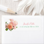 Elegante handgeschriebene Template Wasserfarbe Ros (Insitu)