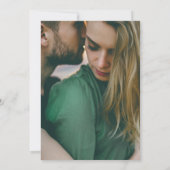 Elegante handgezeichnete Blütensafari Save The Date (Rückseite)