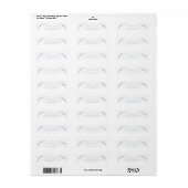 Elegante handgezeichnete Bow & Bowties Vintage Hoc (Vorne)