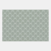 Elegante handgezeichnete Bow & Ribbon-Muster Hochz Geschenkpapier Set (Vorderseite)