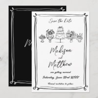 Elegante handgezeichnete Illustrationen Doodles Ho