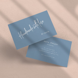Elegante Handmade mit Liebe Business Card Visitenkarte