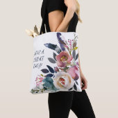 ELEGANTE HANDPAINTED WATERCOLOR BLUME FÜR IHRE TASCHE (Von Nahem)